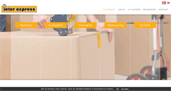 Desktop Screenshot of interexpress.dk