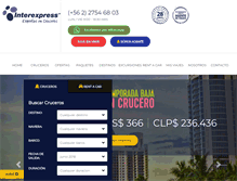 Tablet Screenshot of interexpress.cl